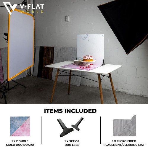 V-Flat World Plastered Pink/Barn Door Blue - 2