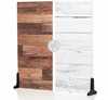 V-Flat World Whitewash/Hickory Planks - 1