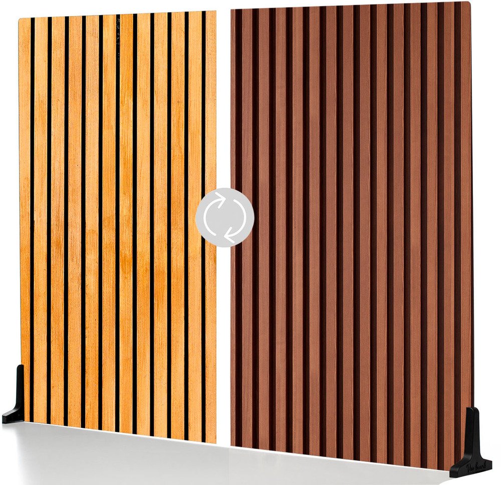 V-Flat World Wood Slats Light/Wood Slats Dark - XL | Achtergronden | Fotografie - Studio | 0850061237019