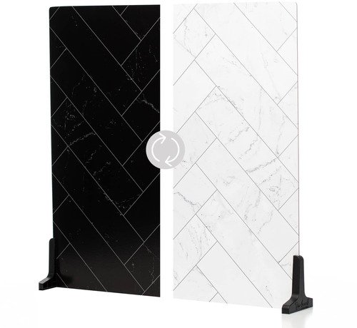 V-Flat World Zigzag Marble White/Zigzag Marble Black - 1