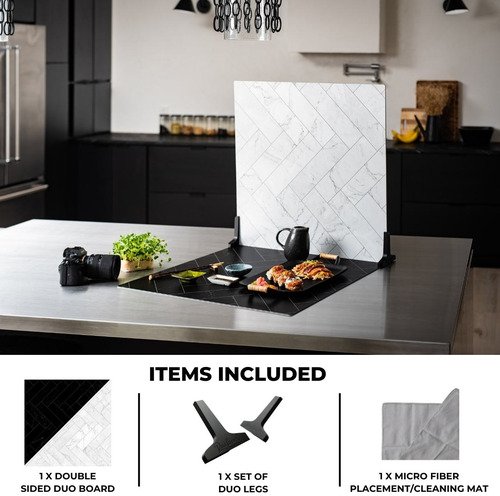 V-Flat World Zigzag Marble White/Zigzag Marble Black - 2