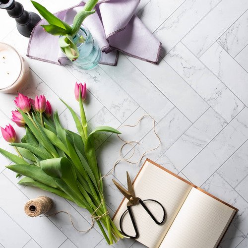 V-Flat World Zigzag Marble White/Zigzag Marble Black - 8