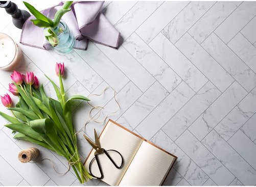 V-Flat World Zigzag Marble White/Zigzag Marble Black - XL - 9