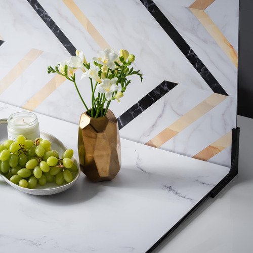 V-Flat World Onyx Marble/Alpine Marble - 6