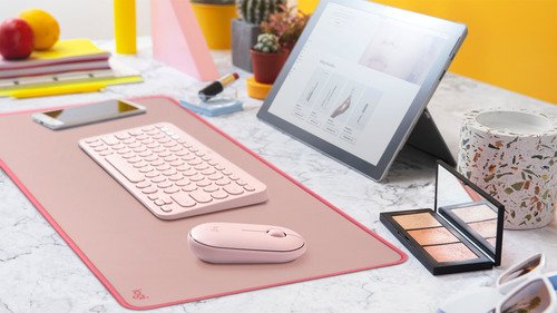 Logitech Desk Mat Studio Series Mid Grey - 9