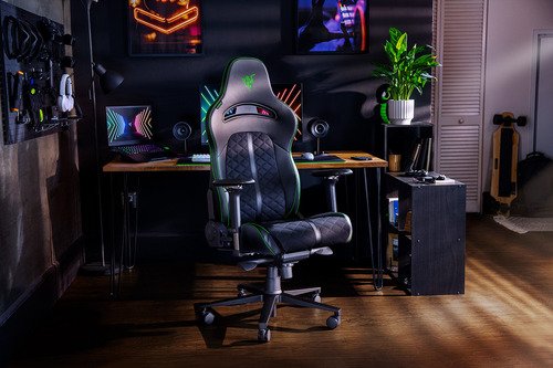 Razer Enki Premium Gaming Chair Zwart/Groen - 3