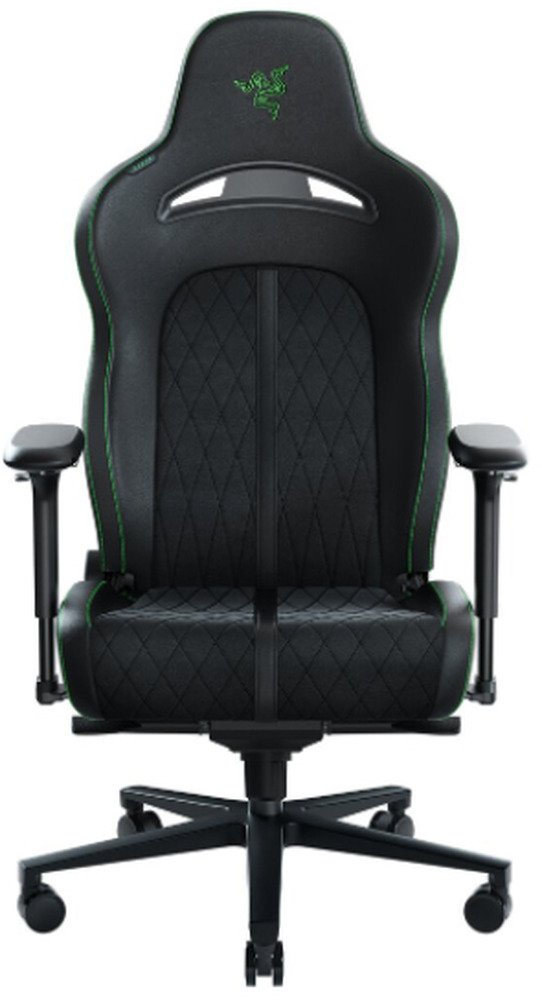 Razer Enki Pro Gamestoel - Gestoffeerd met Alcantara - Zwart/Groen
