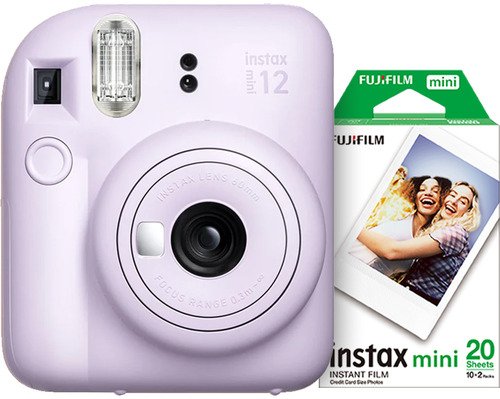 Fujifilm Instax Mini 12 Paars + Instax Mini Film (2x10) - 1