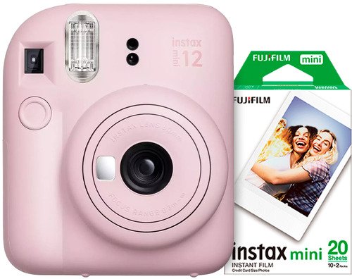 Fujifilm Instax Mini 12 Roze + Instax Mini Film (2x10) - 1 Fujifilm Instax Mini 12 Roze + Instax Mini Film (2x10) - 1
