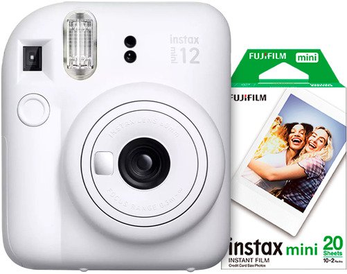Fujifilm Instax Mini 12 Wit + Instax Mini Film (2x10) - 1