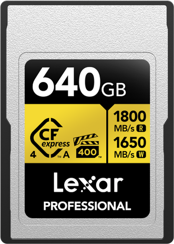 Lexar CFexpress PRO Type A Gold 4.0 Series 640GB - 1