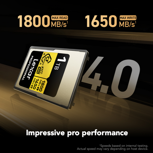 Lexar CFexpress PRO Type A Gold 4.0 Series 640GB - 3