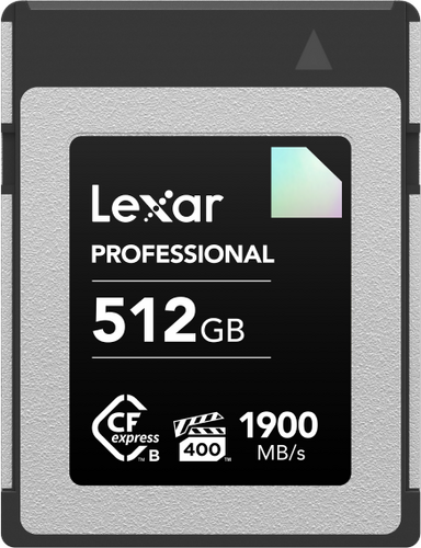 Lexar CFexpress PRO Type B Diamond Series 512GB - 1 Lexar CFexpress PRO Type B Diamond Series 512GB - 1