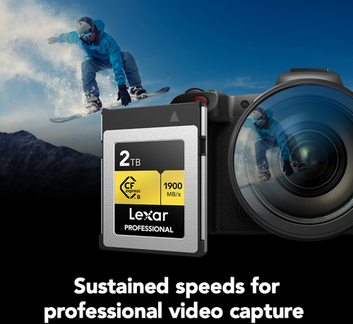 Lexar CFexpress PRO Type B Gold 4.0 Series 2TB - 10