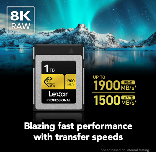 Lexar CFexpress PRO Type B Gold 4.0 Series 1TB - 8