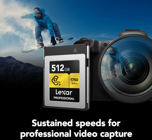 Lexar CFexpress PRO Type B Gold 4.0 Series 512GB - 8