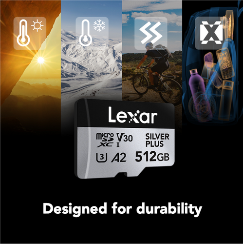 Lexar microSDXC Silver Plus UHS-1 512GB V30 - 5