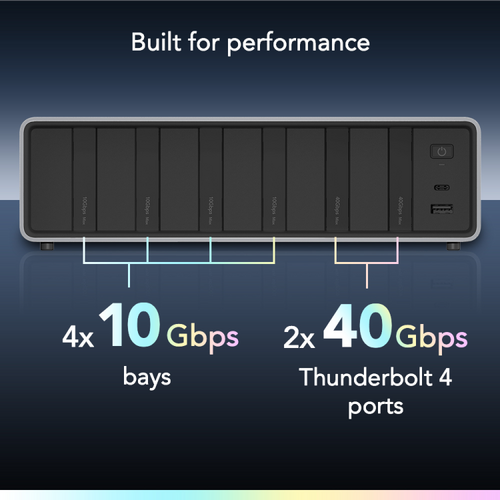 Lexar Workflow PRO 6 Module Bay with Thunderbolt 4 uplink - 4