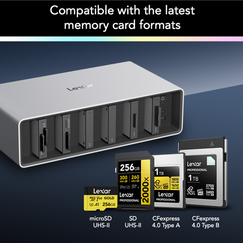Lexar Workflow PRO 6 Module Bay with Thunderbolt 4 uplink - 6