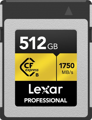 Lexar CFexpress PRO Type B Gold 4.0 Series 512GB - 3