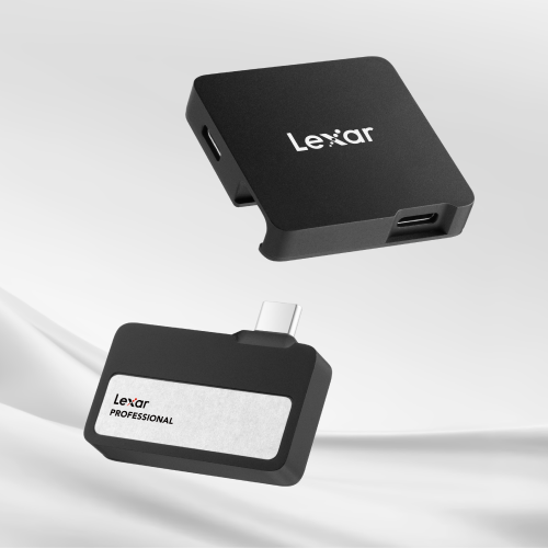 Lexar Go Portable SSD SL400 1TB including Hub Black - 12