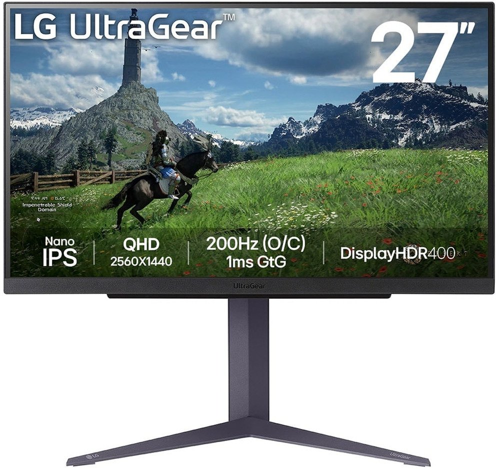 LG UltraGear 27GS85Q-B.AEU - 27 inch - 2560 x 1440 (Quad HD) - 1 ms - 200 Hz