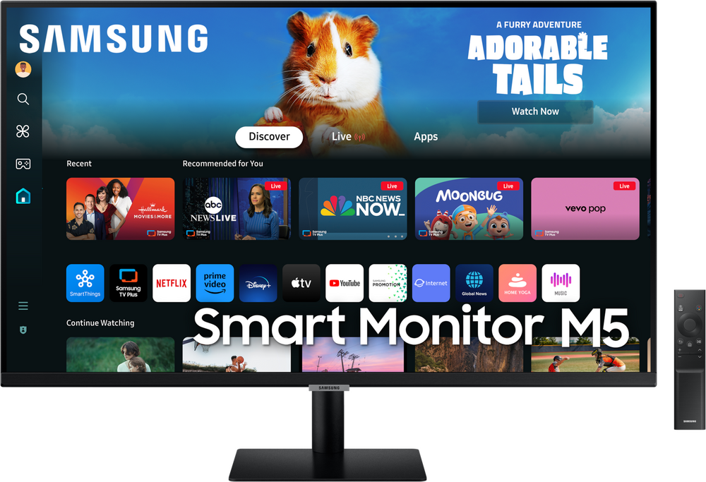 Samsung Smart Monitor M5 LS27DM500EUXEN | Monitoren voor thuis&kantoor | 8806095547022