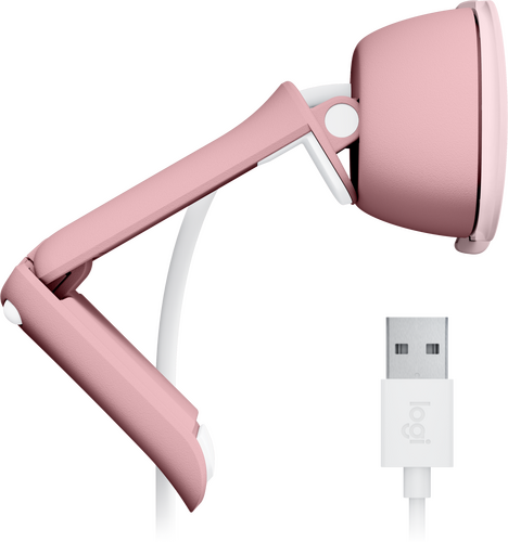 Logitech Brio 100 Webcam Roze - 7