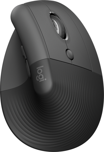 Logitech Lift Vertical Ergonomic Mouse Graphite - 1