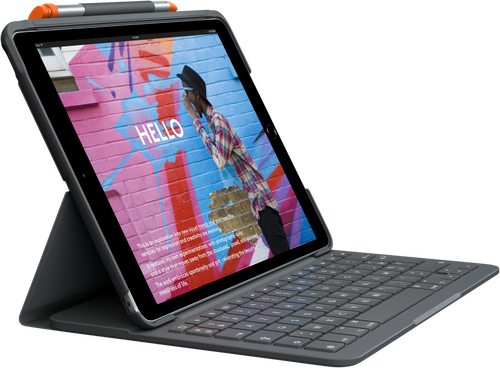Logitech Slim Folio for iPad 7th Gen - 1