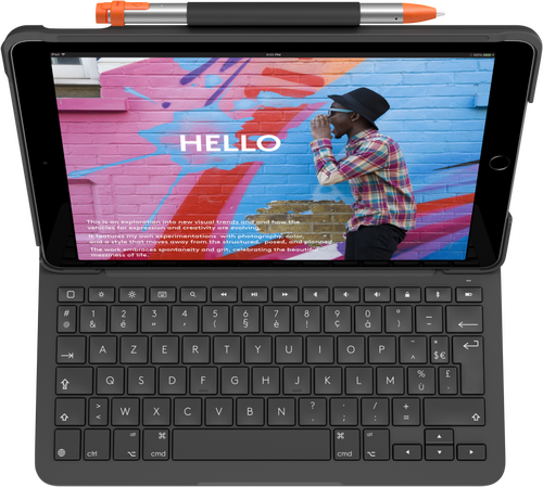 Logitech Slim Folio for iPad 7th Gen - 2