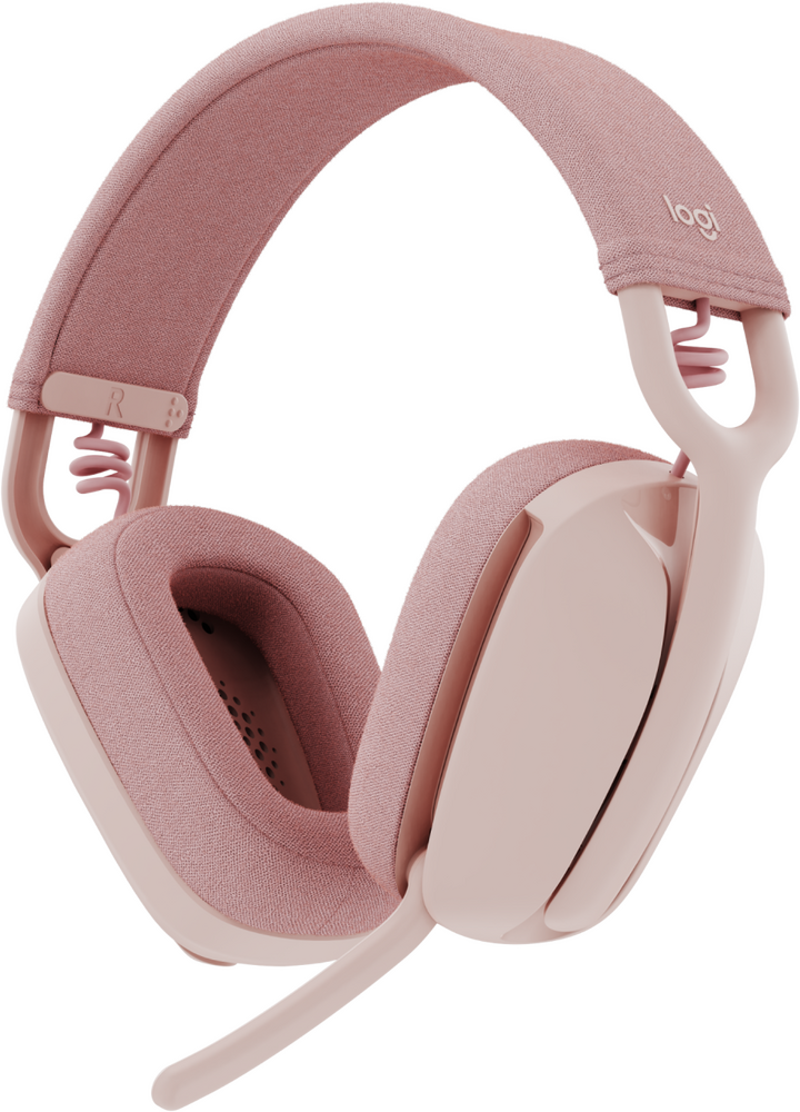 Logitech Zone Vibe 100 Headset Draadloos Hoofdband Oproepen/muziek Bluetooth Roze