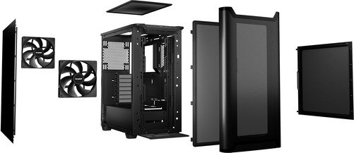 be quiet! Pure Base 501 Airflow Zwart - 4