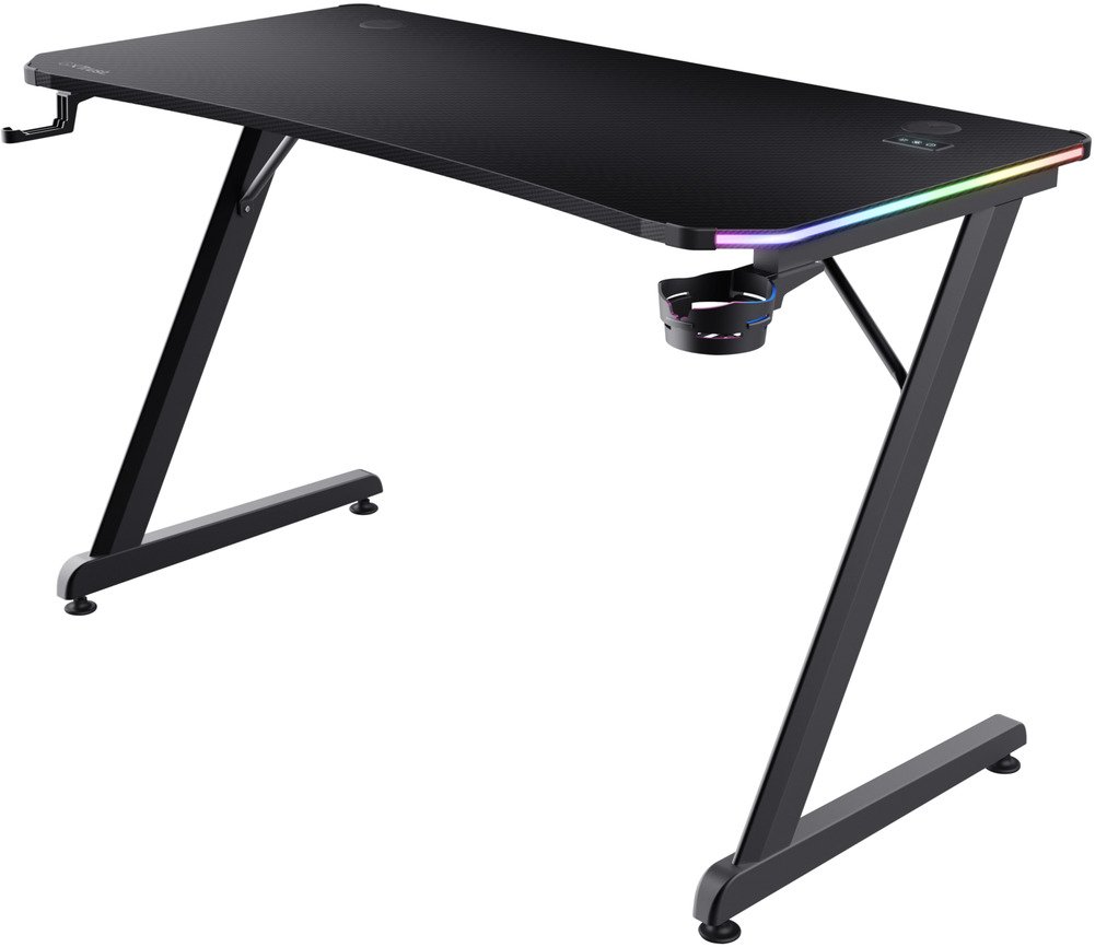Trust GXT709 Luminus Game Bureau - LED Verlichting - RGB - Ruim en Stijlvol - Zwart