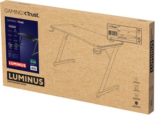 Trust GXT709 Luminus RGB Desk - 8