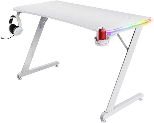 Trust GXT709W Luminus RGB Desk Wit - 3
