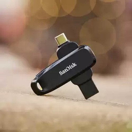 SanDisk USB 64 GB USB-C 3,2 / USB-A 100mb/s Black - 5