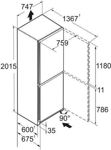Liebherr Frigo/Congélateur CNSFA 7723-20 - 10