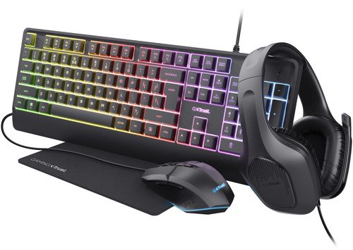 Trust GXT792 Quadrox 4-in-1 Bundle BE - 1 Trust GXT792 Quadrox 4-in-1 Bundle BE - 1