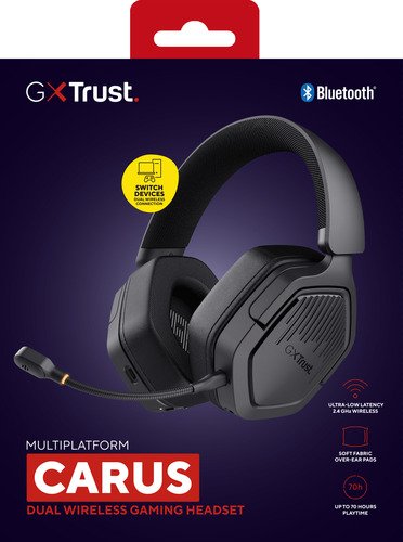 Trust GXT493 Carus Wireless Headset Noir - 8