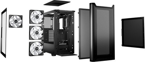 be quiet! Pure Base 501 LX Zwart - 3