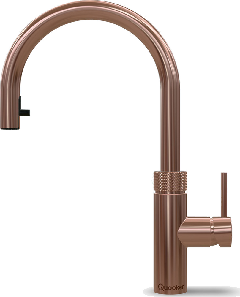 Quooker COMBI Nordic Round Twintaps CHROOM inbouw kokend water kraan chroom zuinig energieklasse A | .