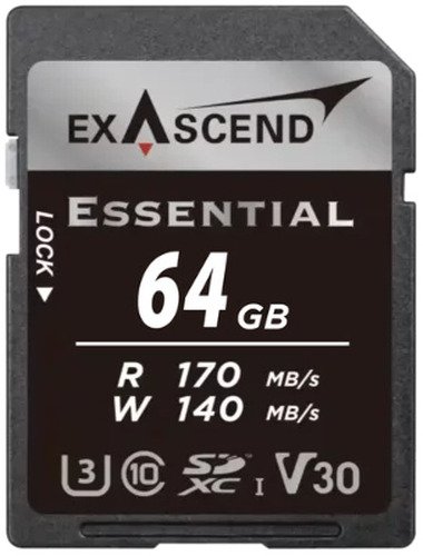 Exascend Essential 64GB UHS-I SD card(V30) - 1