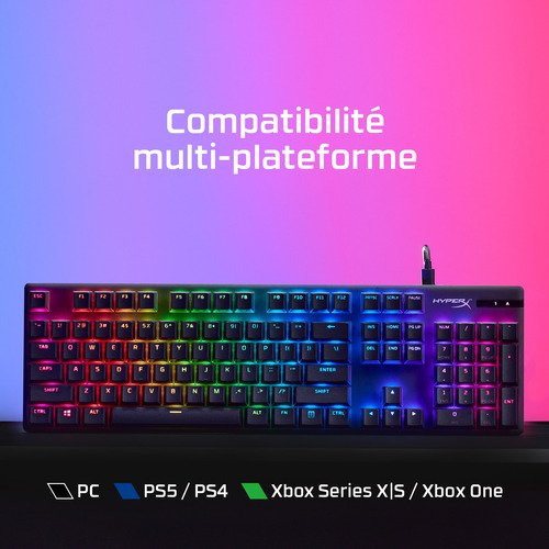 HyperX Alloy Origins Azerty Rouge - 7