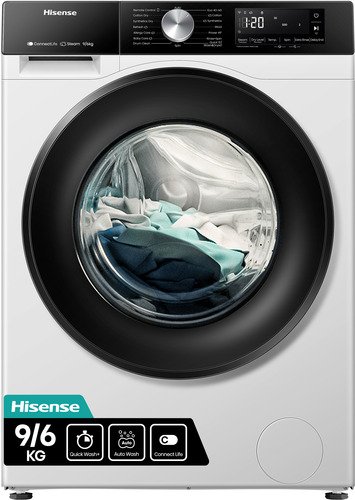 Hisense Wasdroogcombinatie WD3S9043BW3 - 1 Hisense Wasdroogcombinatie WD3S9043BW3 - 1