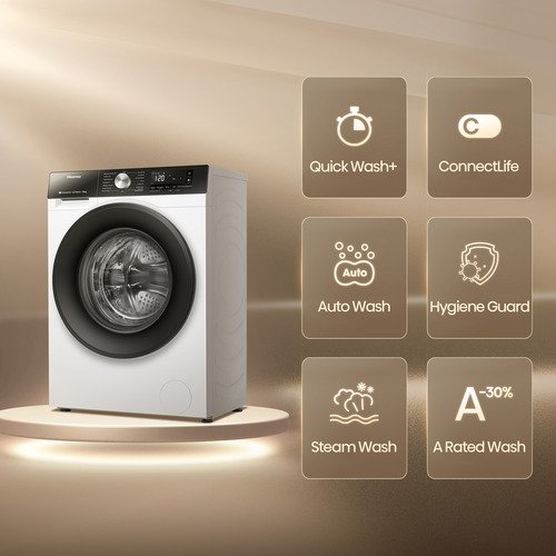 Hisense Wasdroogcombinatie WD3S9043BW3 - 3