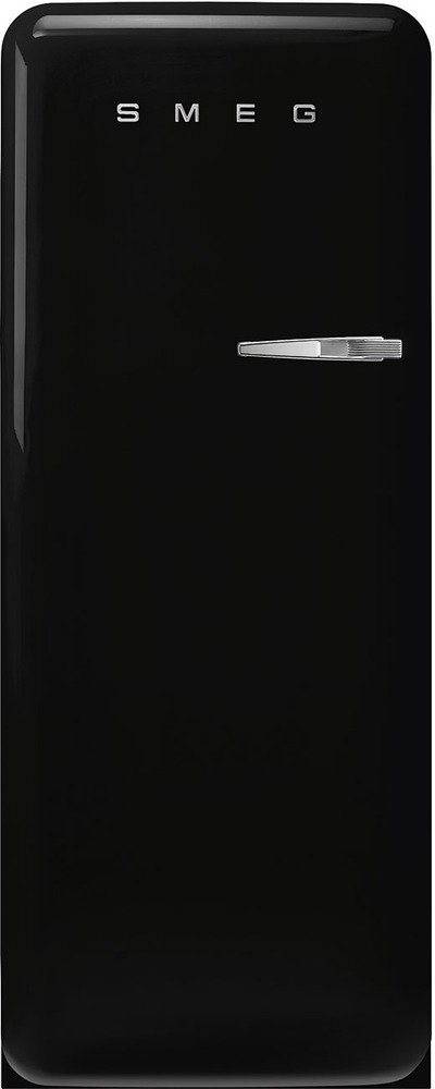 Smeg FAB28LBL6 retro jaren 50 koelkast zwart, geen No-Frost | .
