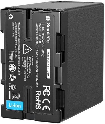 SmallRig 4670 BP-U60 Camcorder Battery - 5