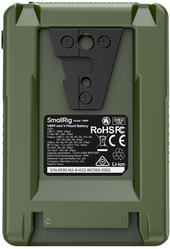 SmallRig VB99 Mini V Mount Battery (Orange) 4929 - 4