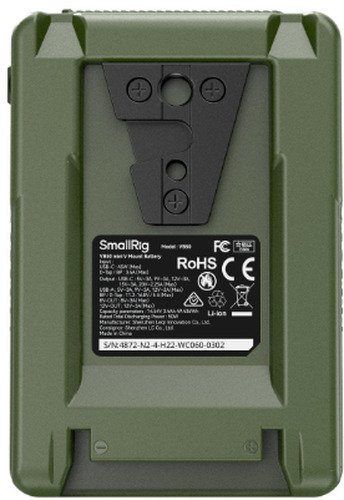 SmallRig VB50 Mini V Mount Battery (Green) 4872 - 4